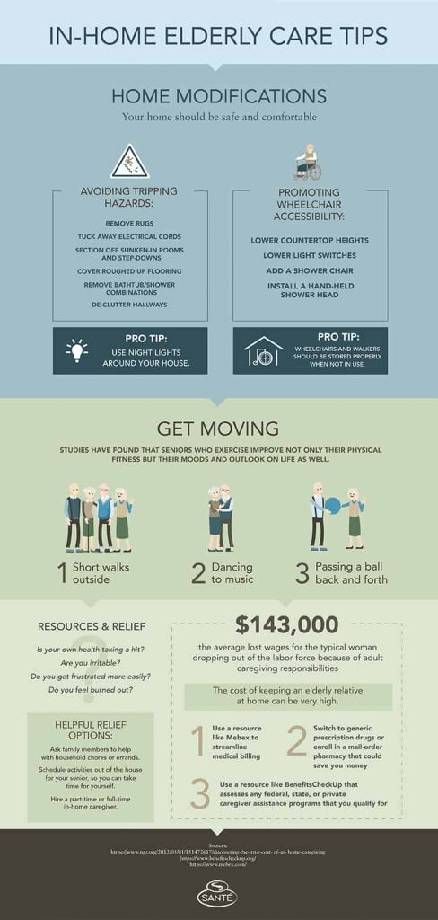 In-Home Elderly Care Tips - Santé Cares