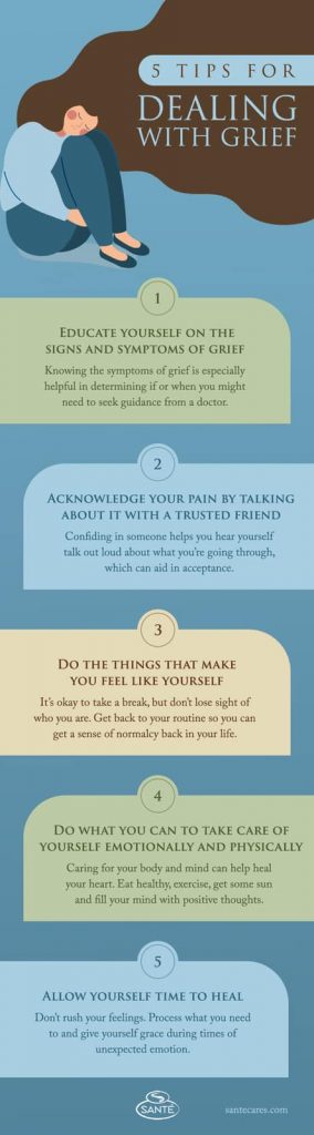 Dealing With Grief? Consider These 5 Tips - Santé Cares